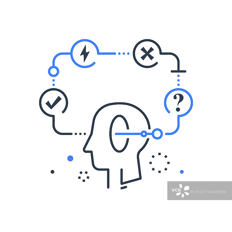 决策制定与行为心理陷阱图片素材