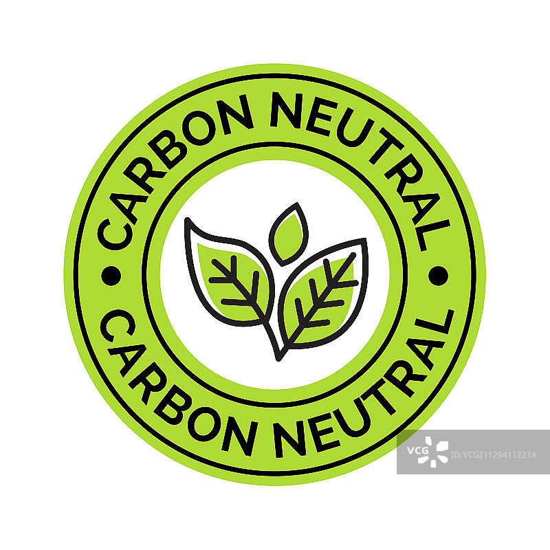 碳中和图标印章二氧化碳能源一氧化碳图片素材