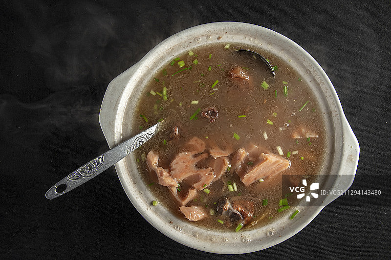 排骨藕汤图片素材