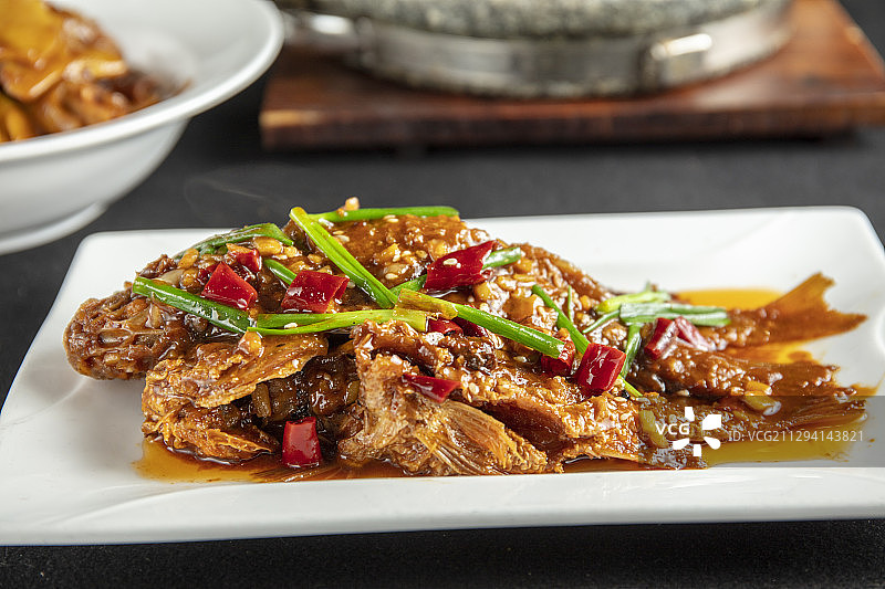 干烧小黄鱼图片素材