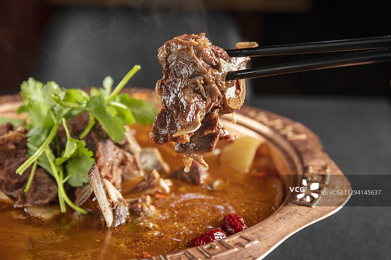 羊蝎子锅图片素材