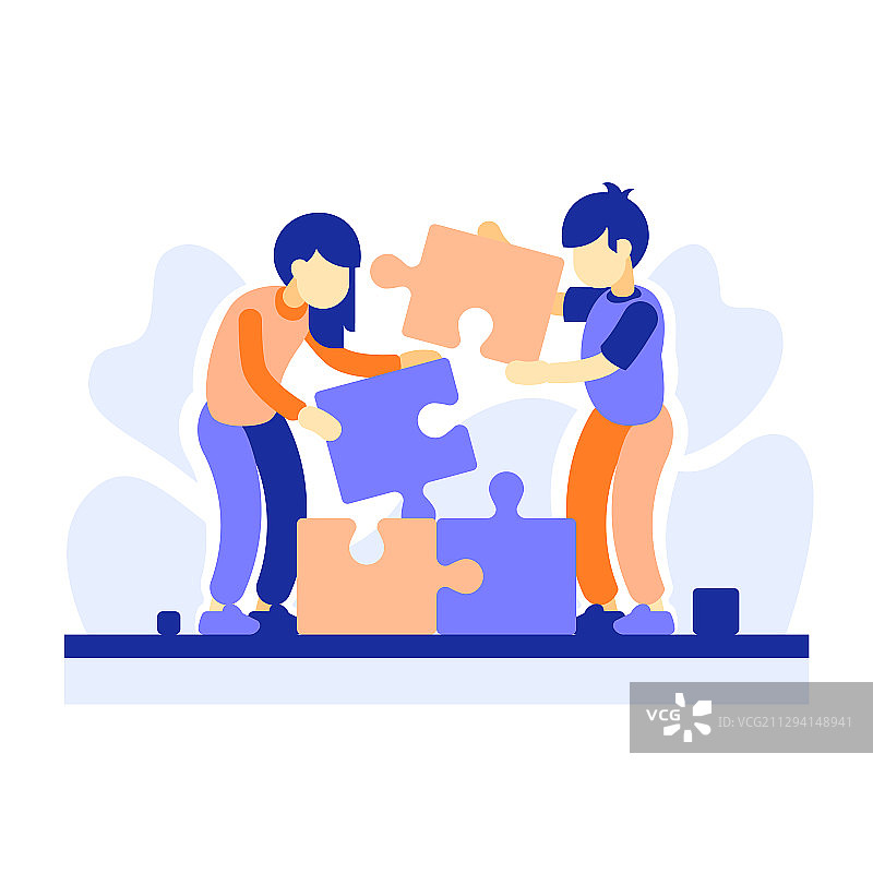 一起玩耍的学龄前儿童图片素材