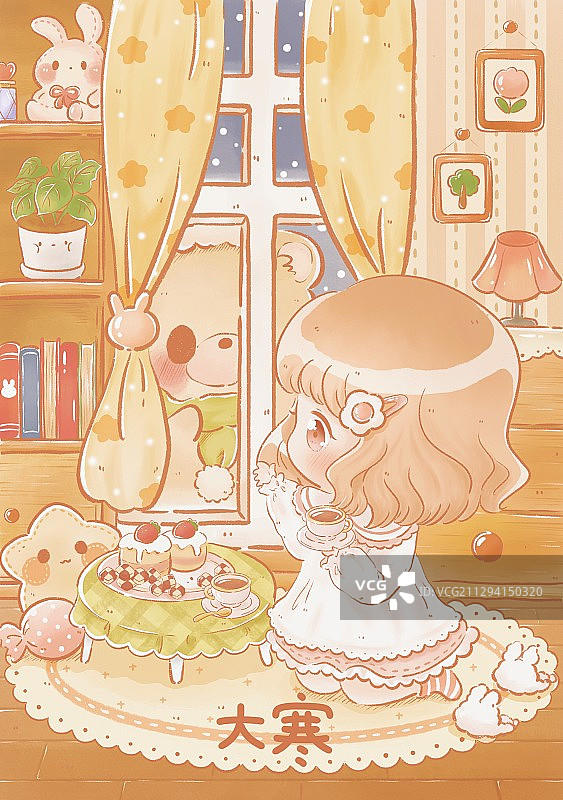 二十四节气之大寒图片素材