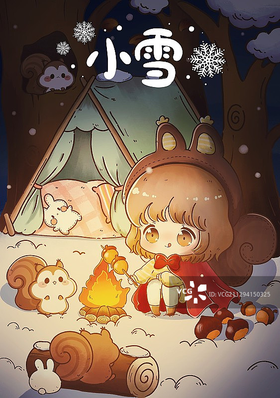 二十四节气之小雪图片素材
