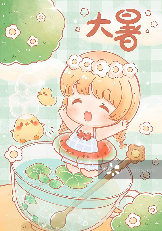 二十四节气之大暑图片素材