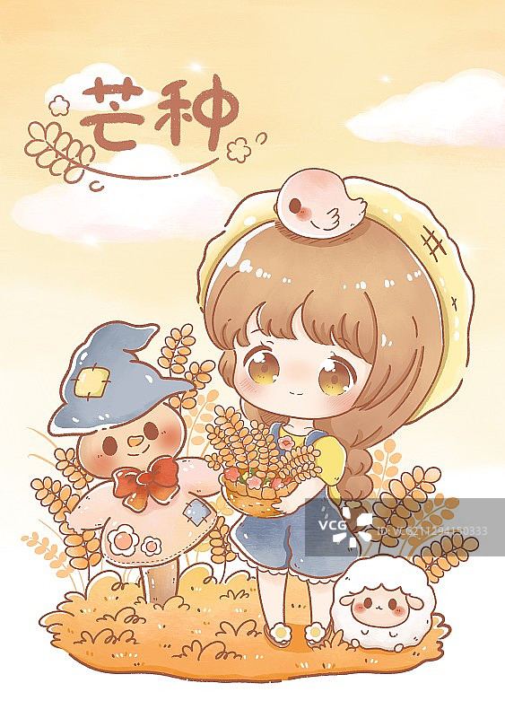 二十四节气之芒种图片素材