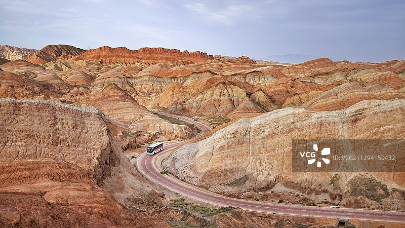 七彩丹霞图片素材