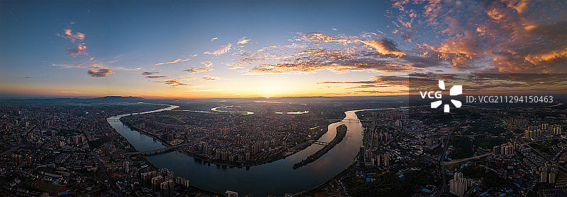 《湘江晨曦》图片素材