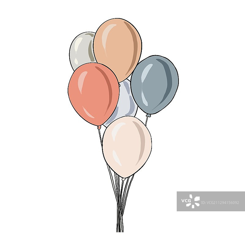 扁平风静物图片素材