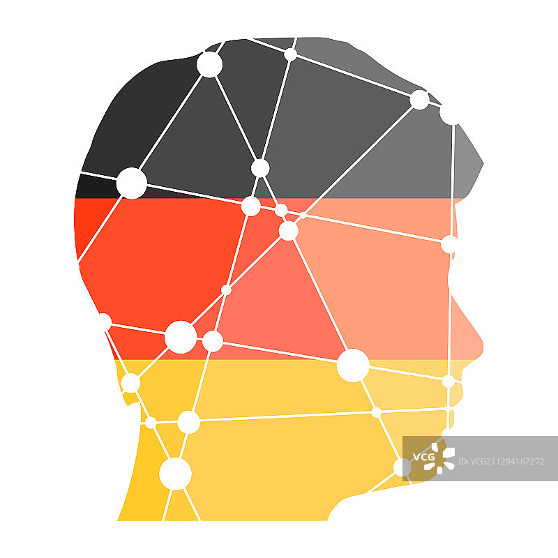 男人和旗帜图片素材