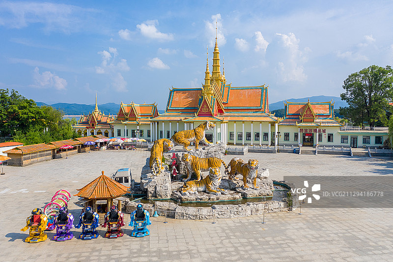 吉林省吉林省松花湖五虎岛游乐园图片素材