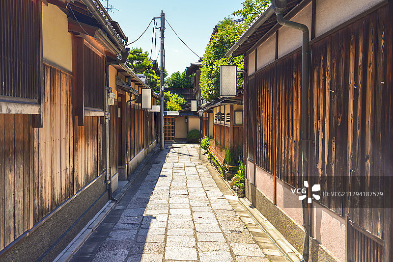 日本京都石塀小路图片素材