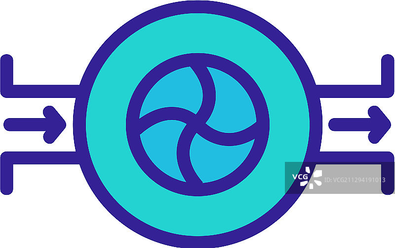 快速水泵图标轮廓图片素材