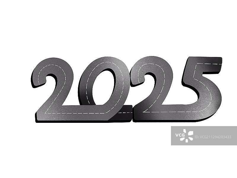 插图：2025年道路图片素材