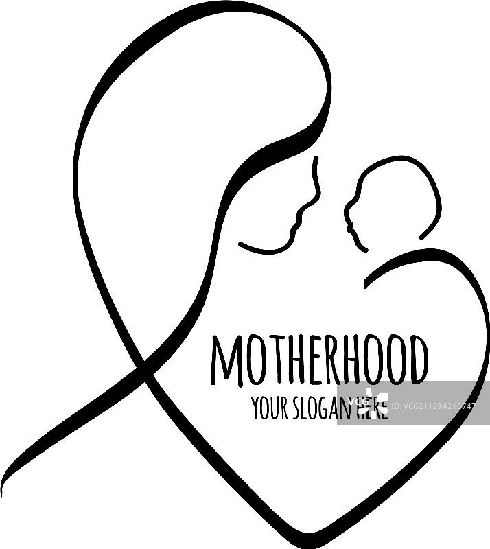 母亲抱着新生儿图片素材