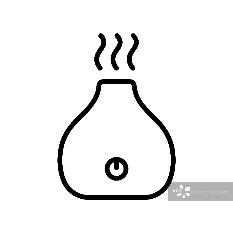 带电源按钮的电子香薰扩散器图片素材