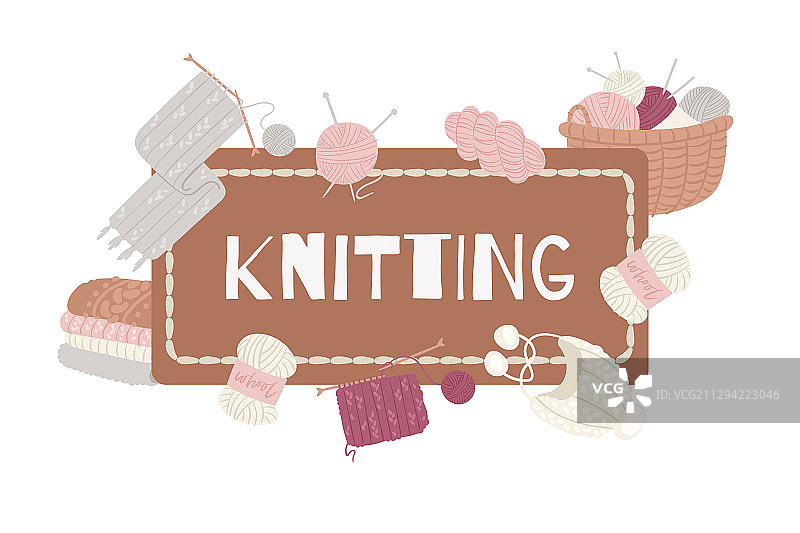 针织与针织品及针织围巾图片素材