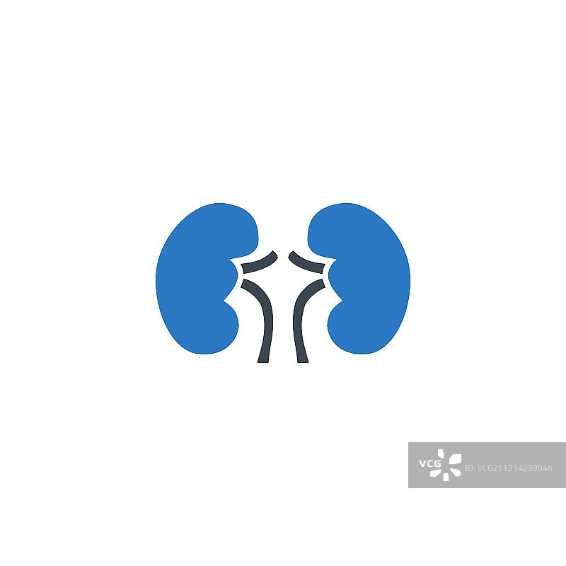 肾脏相关字形图标图片素材