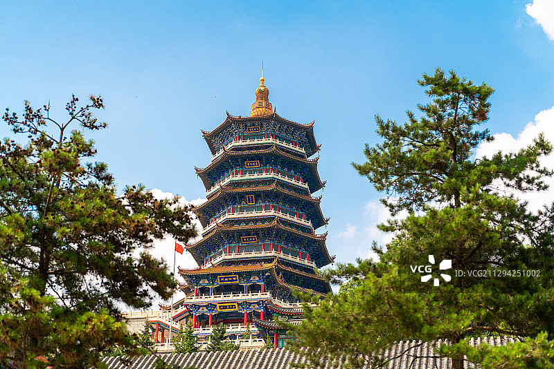 吉林省辽源市龙山区魁星楼图片素材