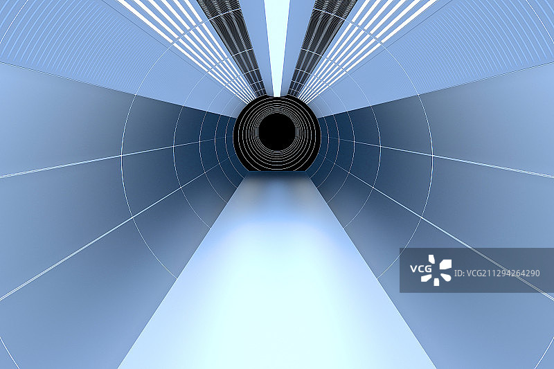 3D现代抽象霓虹灯空间背景图片素材