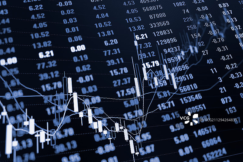 股票金融市场概念图片素材