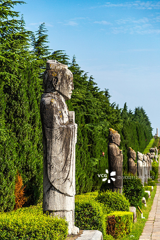 乾陵石像生图片素材