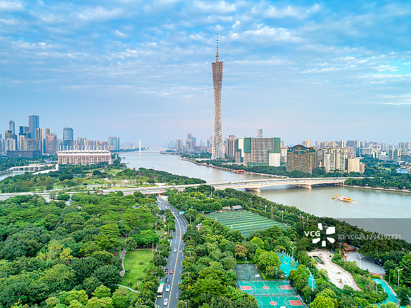 绿色广州绿色珠江图片素材