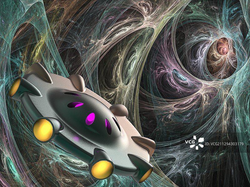 纳米机器人，插图图片素材