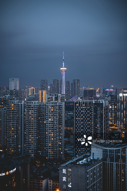 成都锦绣天府塔图片素材