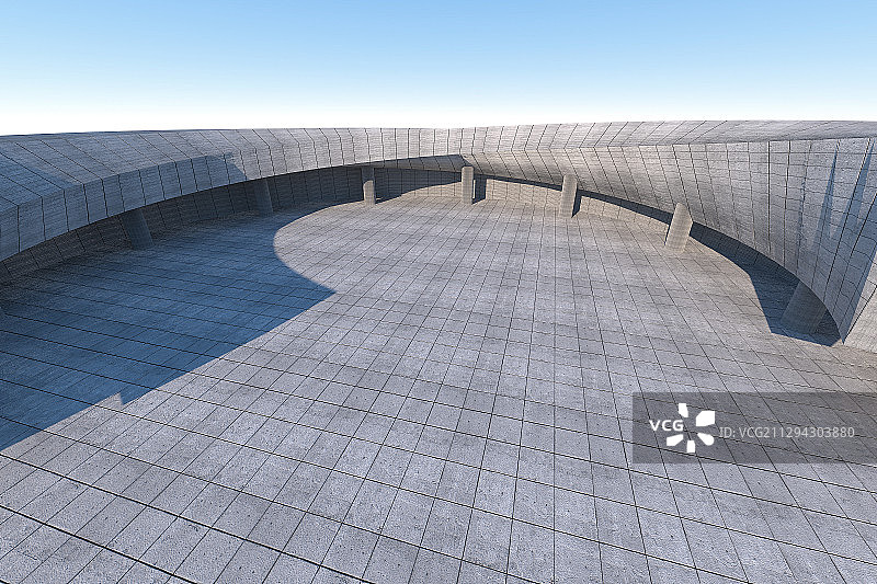 3D现代空间背景图片素材