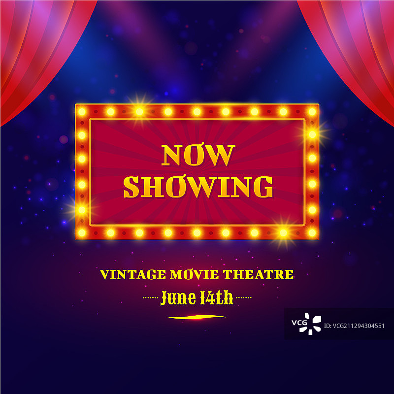 剧院或电影院标志设计图片素材