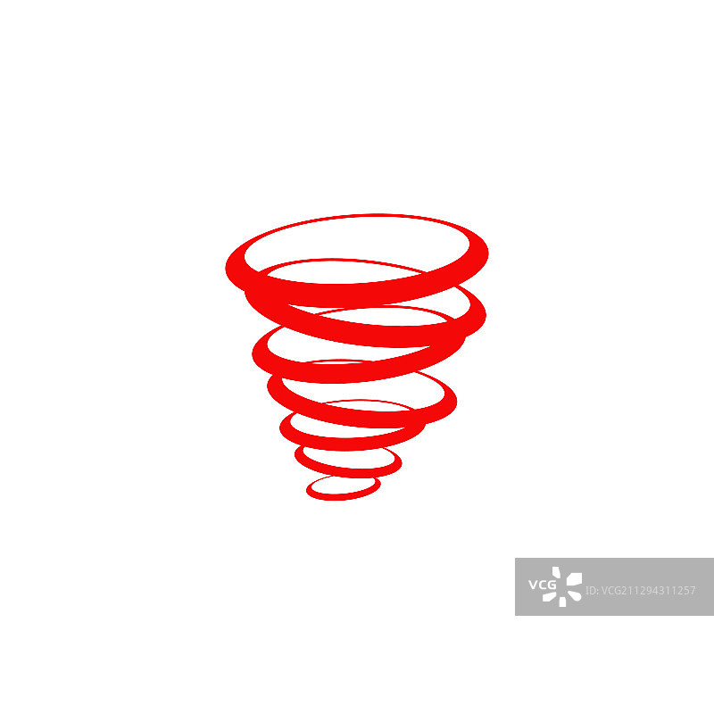 龙卷风图标Logo设计模板图片素材