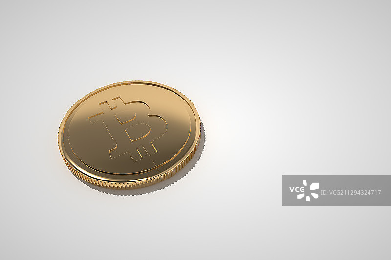 比特币，三维图形图片素材