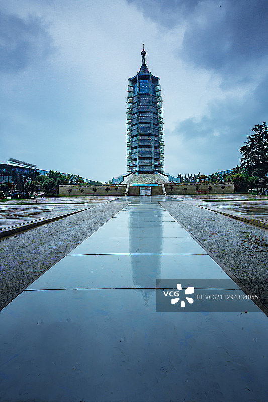 雨天+大报恩寺（南京）图片素材