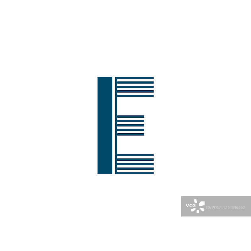 E字母图标标志设计模板图片素材