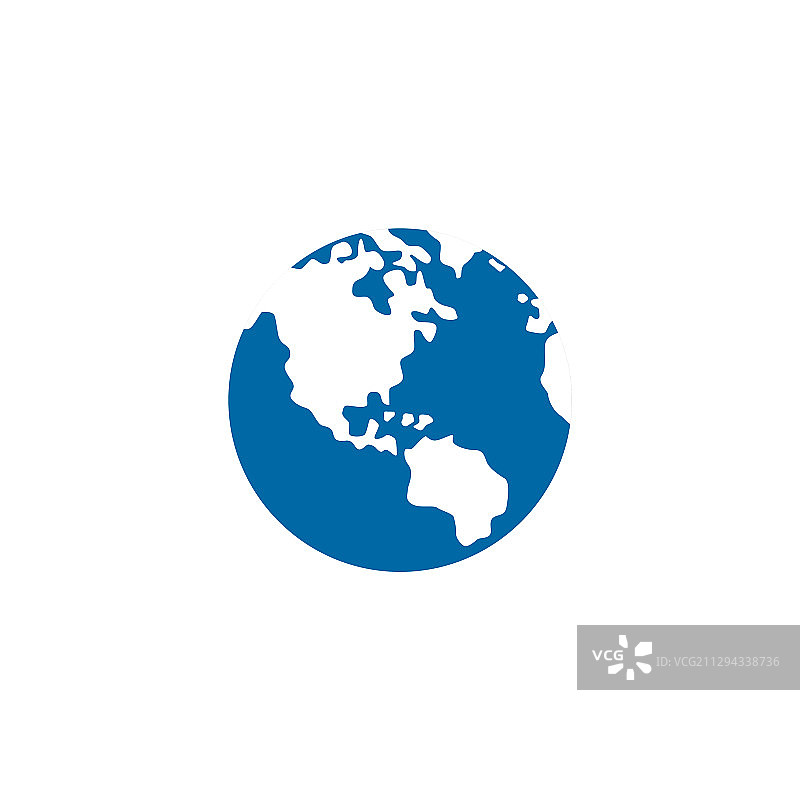 地球图标Logo设计模板图片素材