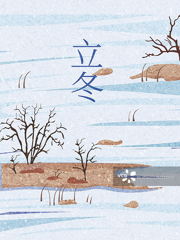 二十四节气-立冬图片素材