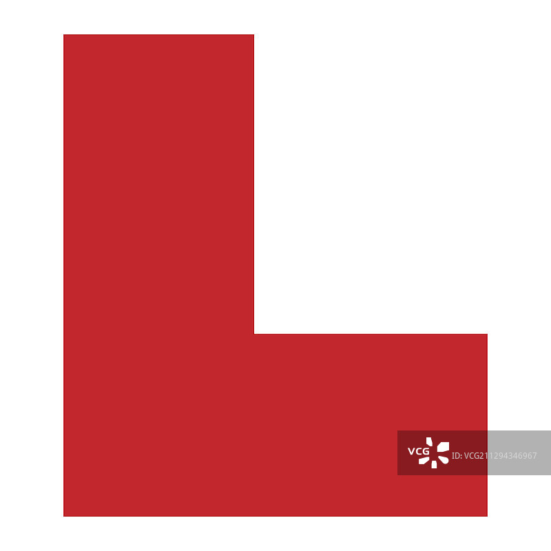 驾校学员车上的L牌图片素材