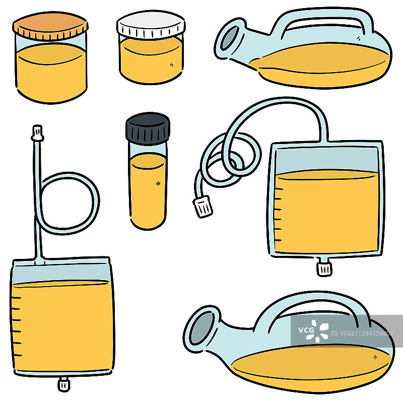 尿液储存容器图案图片素材