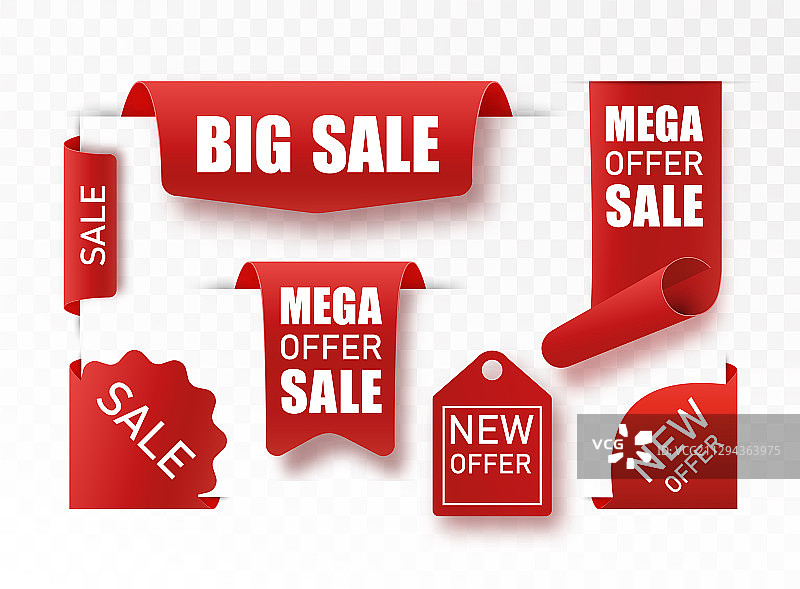 促销横幅价格标签合集图片素材