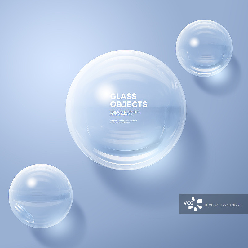 玻璃制品，3D渲染超现实主义构图007图片素材