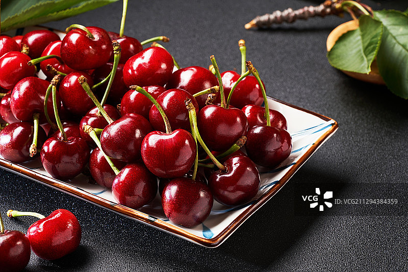 烟台美早大樱桃图片素材