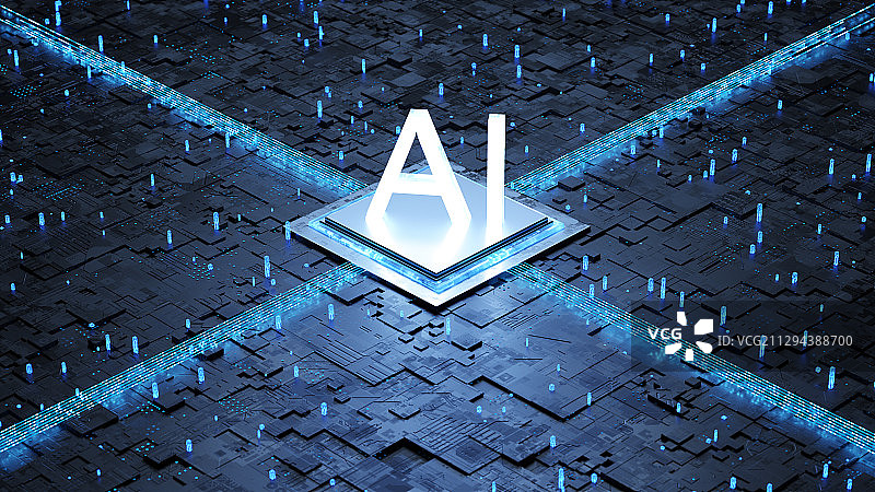 三维制作的网络空间和AIxinp图片素材