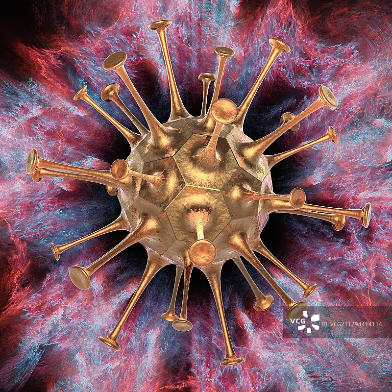 人工纳米病毒图片素材