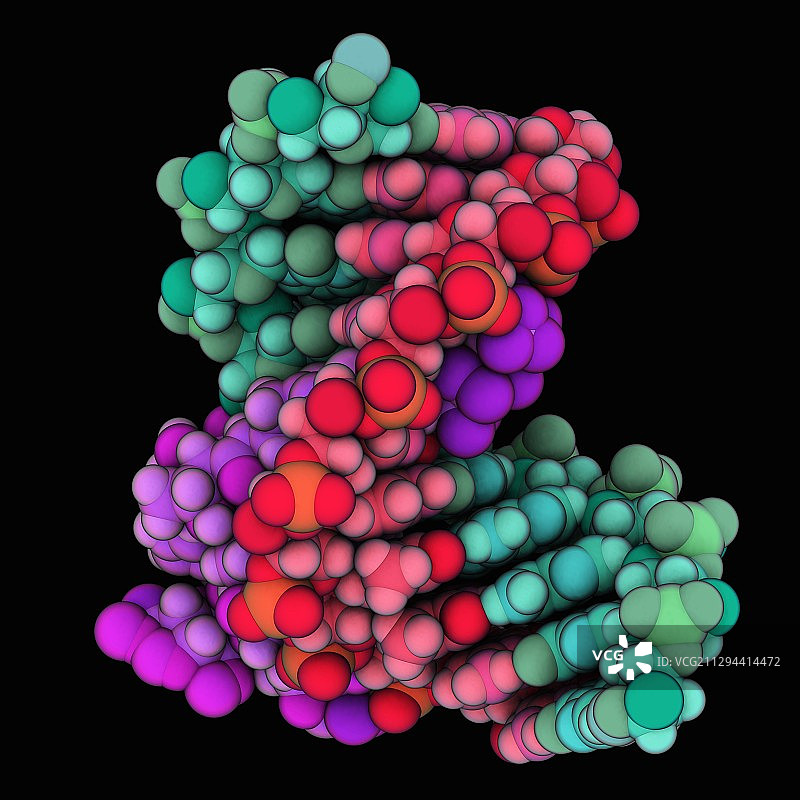 与博莱霉素复合的DNA图片素材