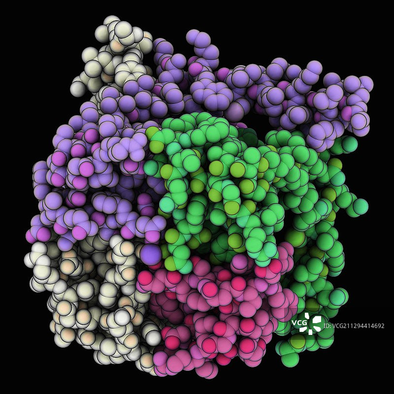 钾离子通道分子图片素材