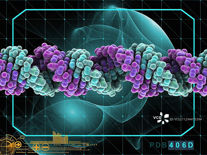 双链RNA分子图片素材