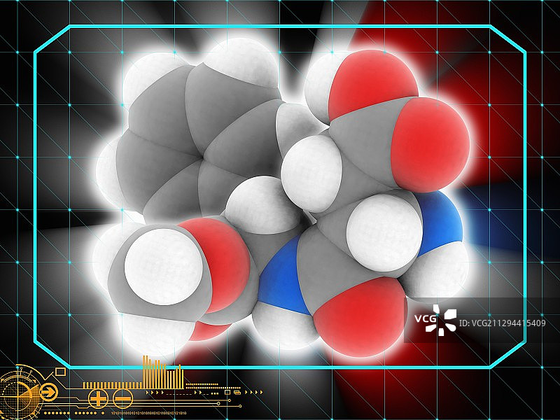 阿斯巴甜人工甜味剂分子图片素材
