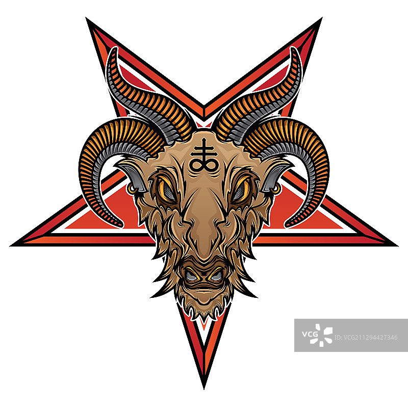 山羊头恶魔图片素材