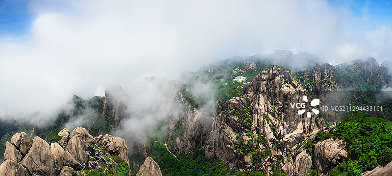 黄山光明顶图片素材